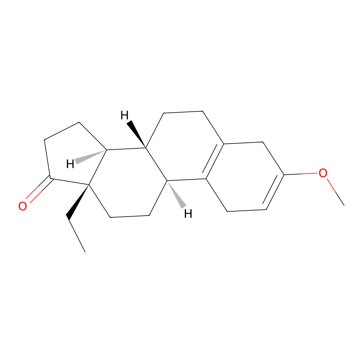 Methoxygonadiene molecular structure, CAS 2322-77-2