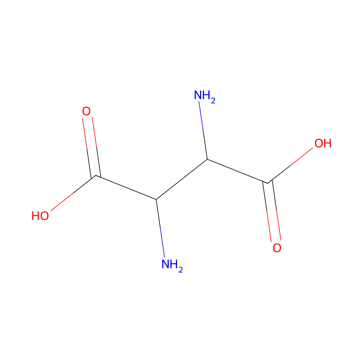 erythro-3-Aminoaspartic acid molecular structure, CAS 23220-52-2