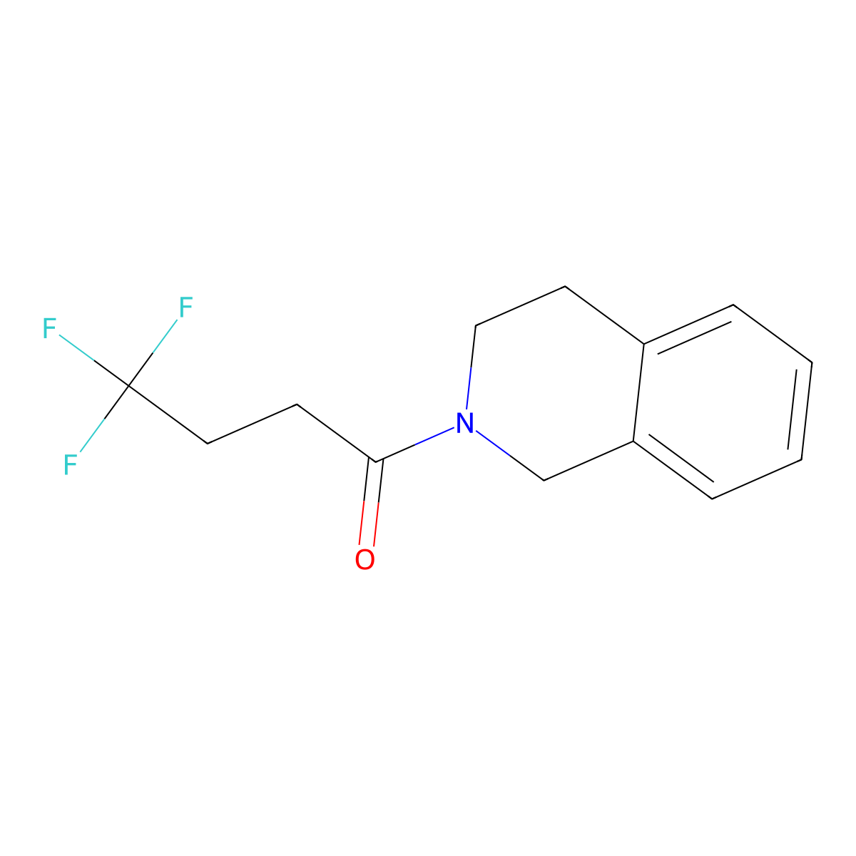 4,4,4-Trifluoro-1-(1,2,3,4-tetrahydroisoquinolin-2-yl)butan-1-one molecular structure, CAS 2322074-89-3