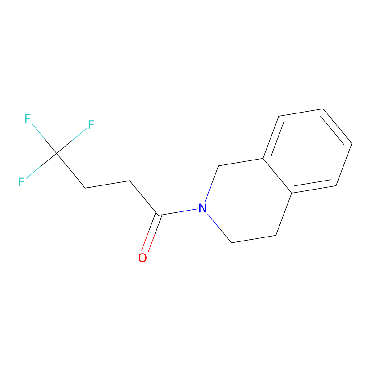 4,4,4-Trifluoro-1-(1,2,3,4-tetrahydroisoquinolin-2-yl)butan-1-one molecular structure, CAS 2322074-89-3