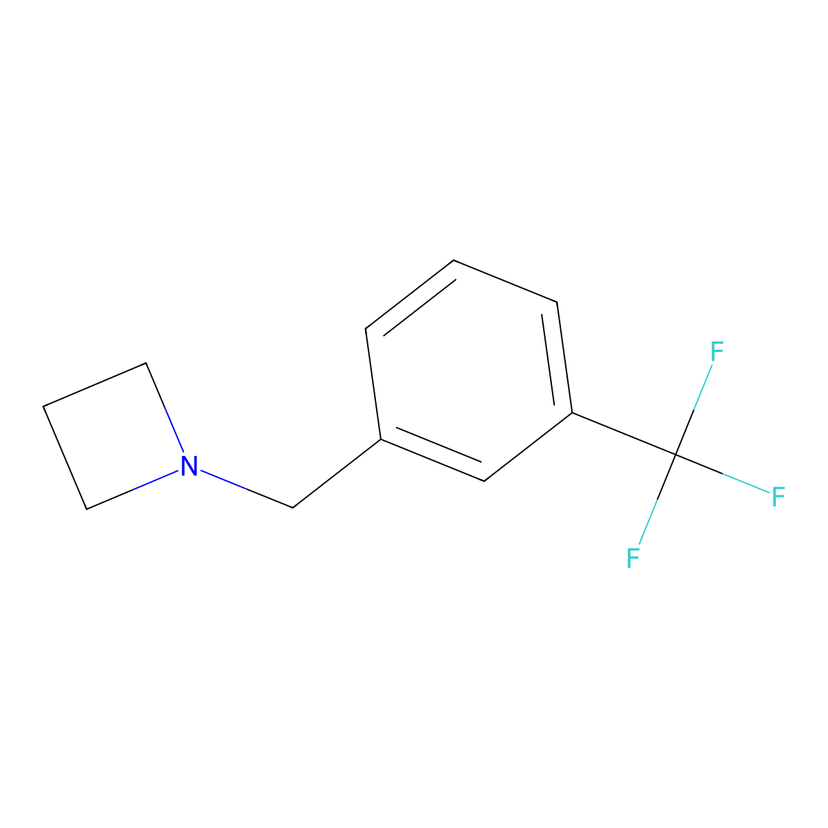 1-(3-(Trifluoromethyl)benzyl)azetidine molecular structure, CAS 2322075-52-3