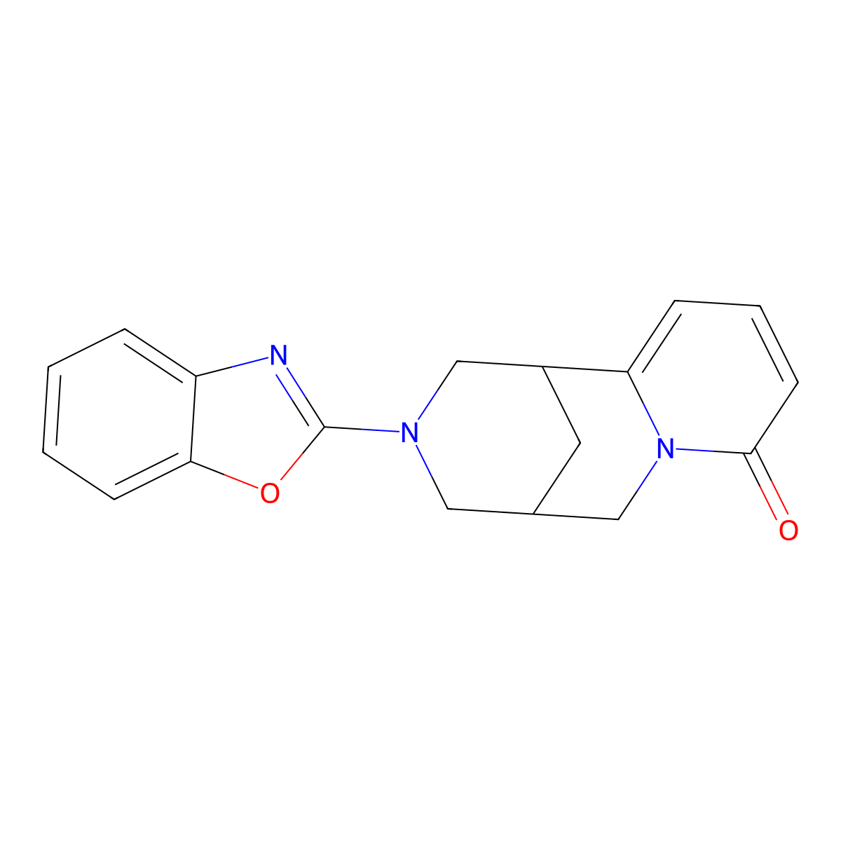 11-(1,3-Benzoxazol-2-yl)-7,11-diazatricyclo[7.3.1.0^{2,7}]trideca-2,4-dien-6-one molecular structure, CAS 2322182-38-5