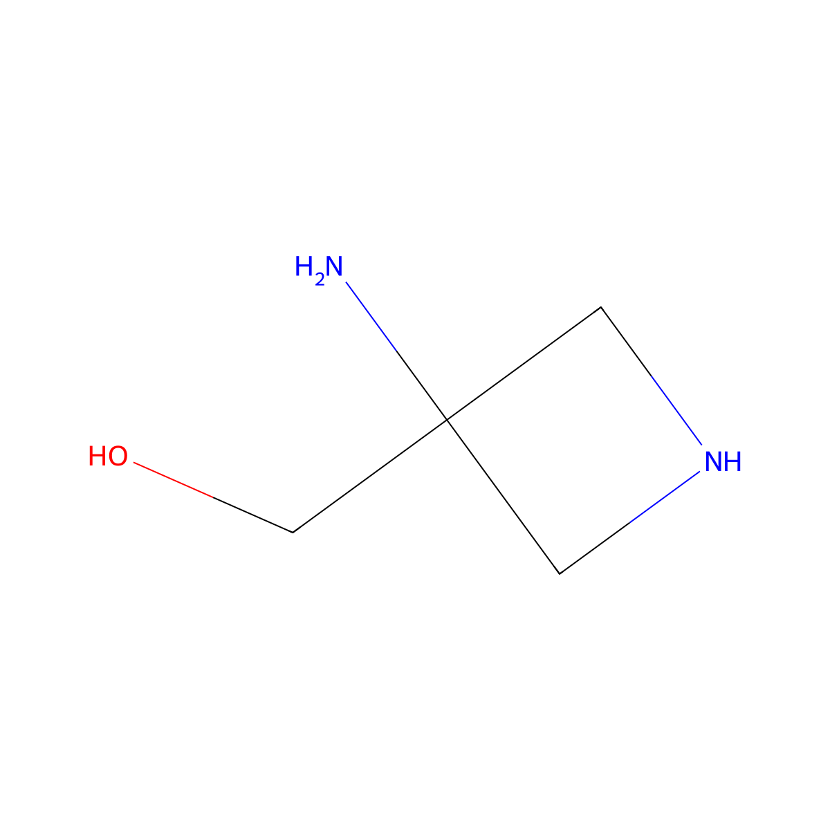 (3-Aminoazetidin-3-yl)methanol molecular structure, CAS 2322508-62-1