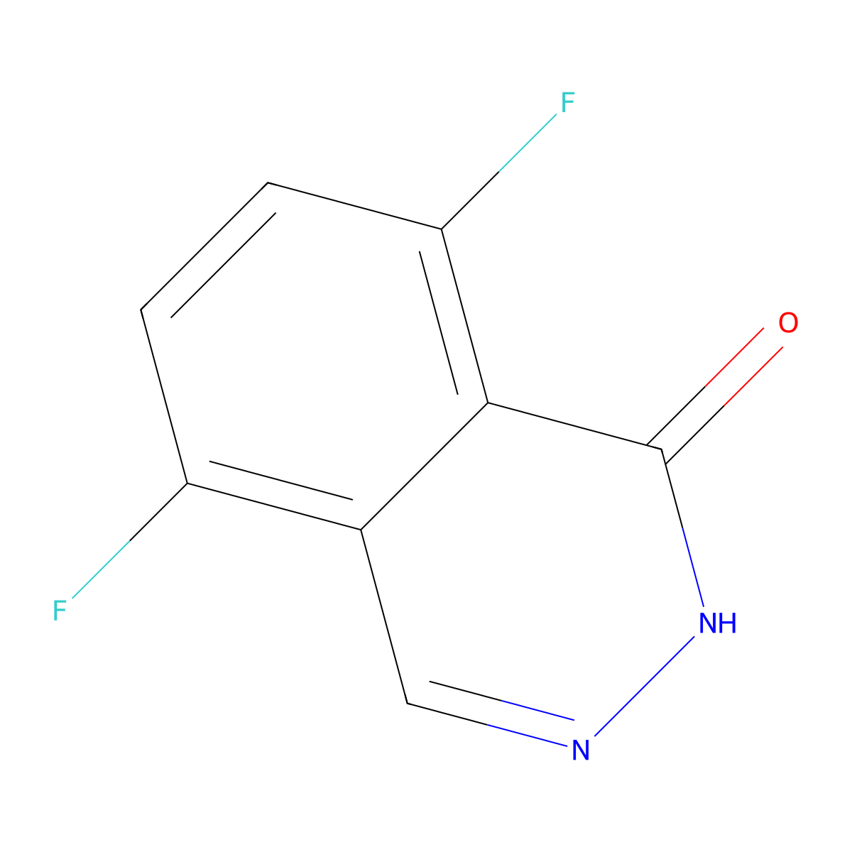 5,8-Difluoro-1,2-dihydrophthalazin-1-one molecular structure, CAS 2322515-92-2
