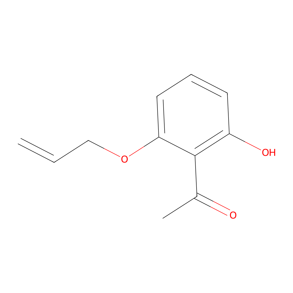 2'-(Allyloxy)-6'-hydroxyacetophenone molecular structure, CAS 23226-84-8
