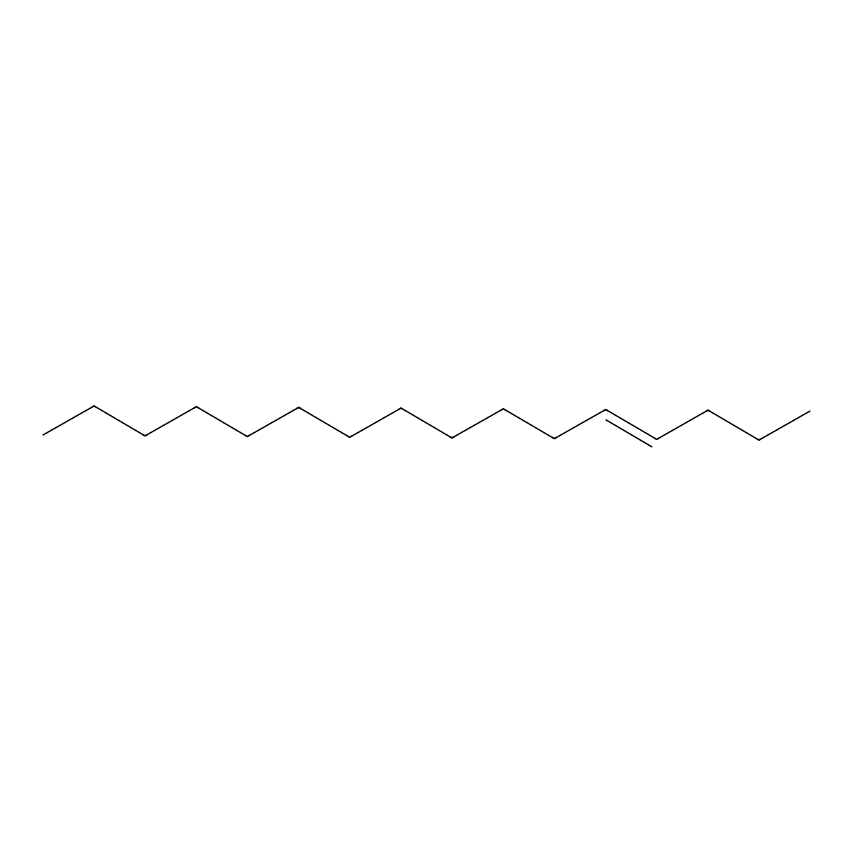 4-Hexadecene molecular structure, CAS 23228-83-3