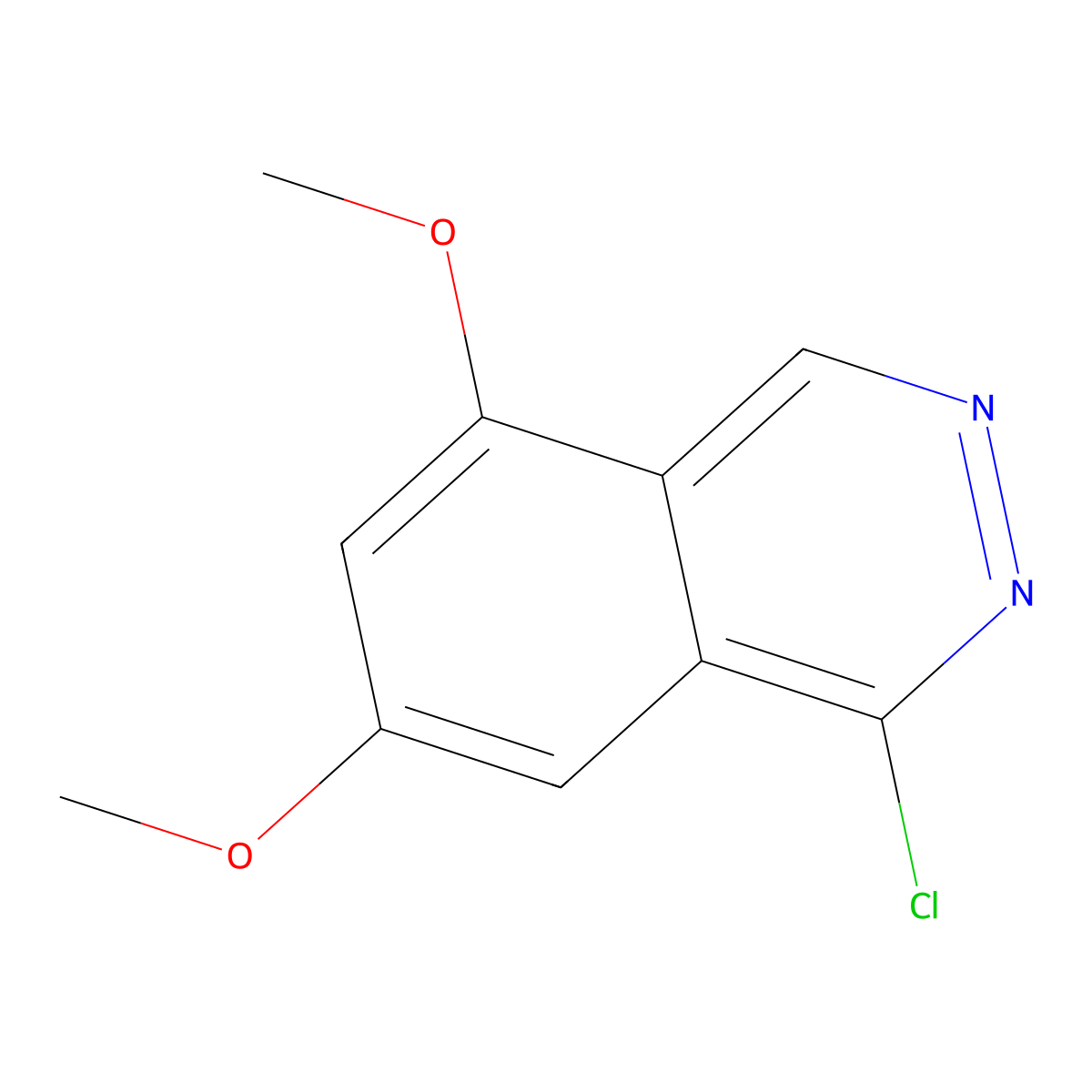 1-Chloro-5,7-dimethoxyphthalazine molecular structure, CAS 2322874-32-6