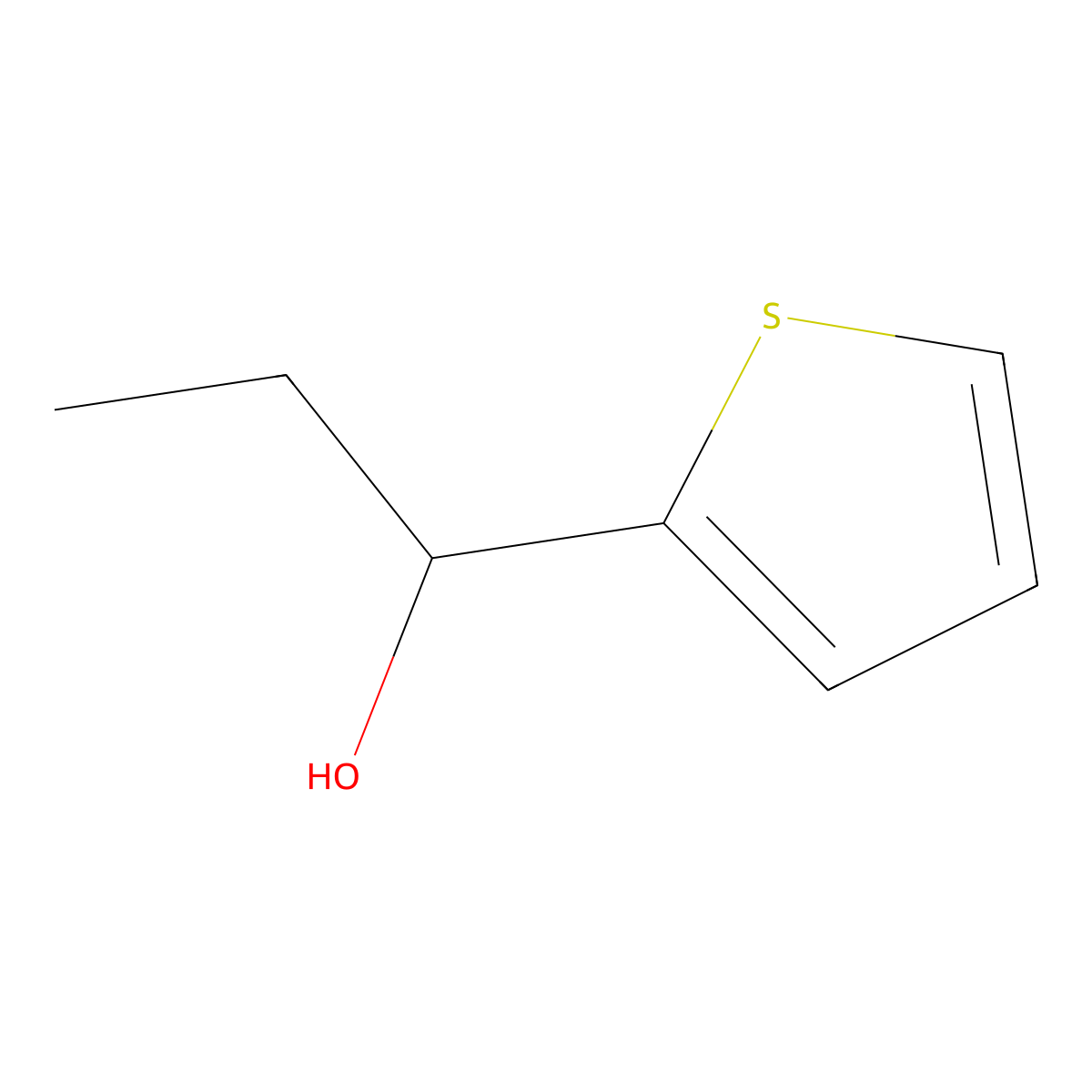 1-(Thiophen-2-yl)propan-1-ol molecular structure, CAS 23229-69-8