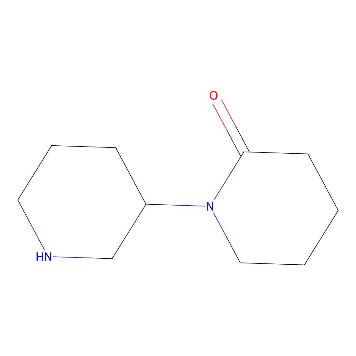 (3S)-[1,3-Bipiperidin]-2-one molecular structure, CAS 2322928-25-4