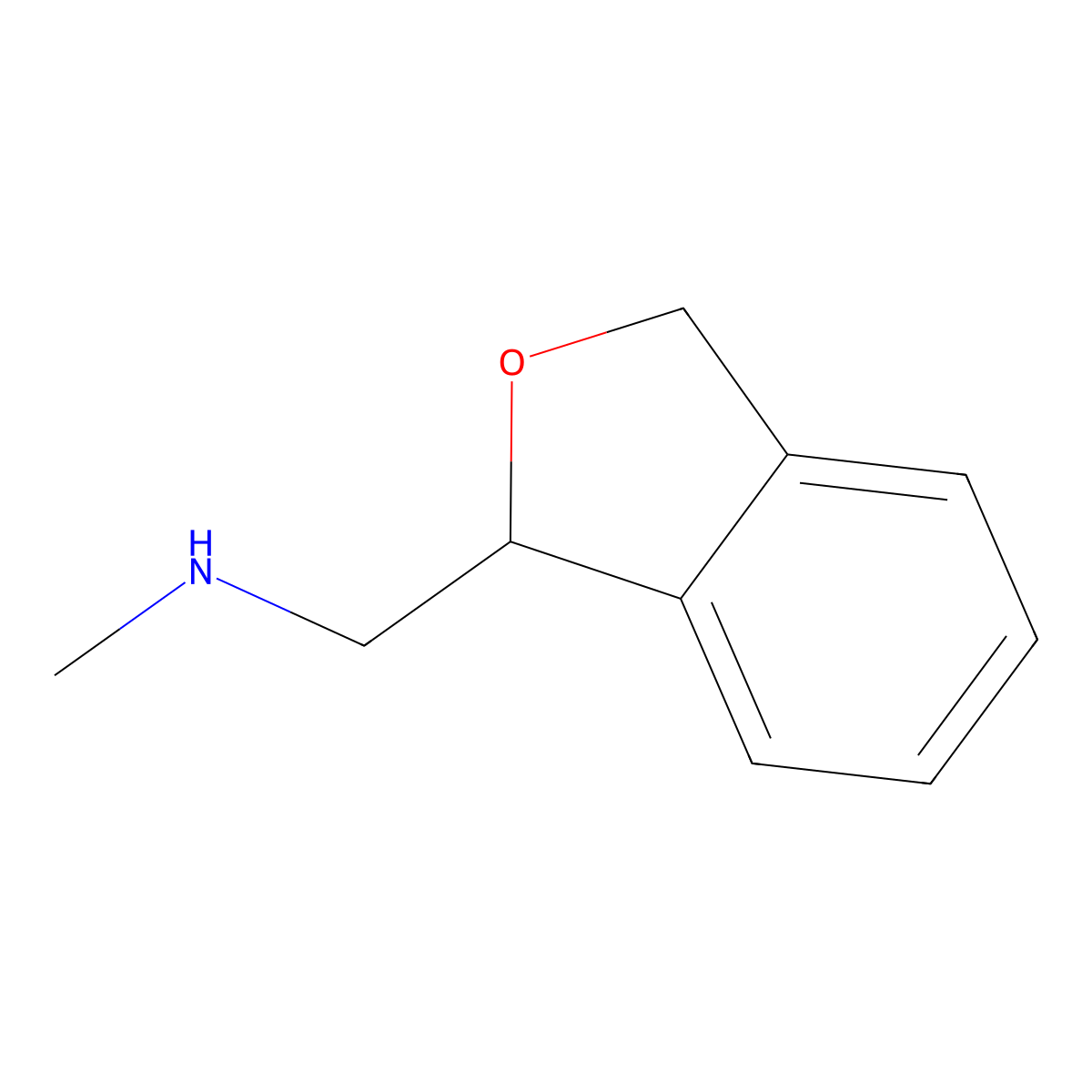 [(1,3-Dihydro-2-benzofuran-1-yl)methyl](methyl)amine molecular structure, CAS 2322934-18-7