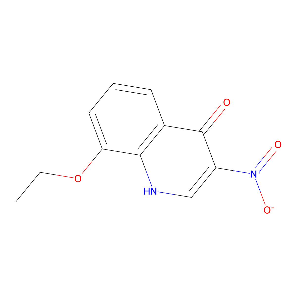 8-Ethoxy-3-nitroquinolin-4-ol molecular structure, CAS 2322995-52-6