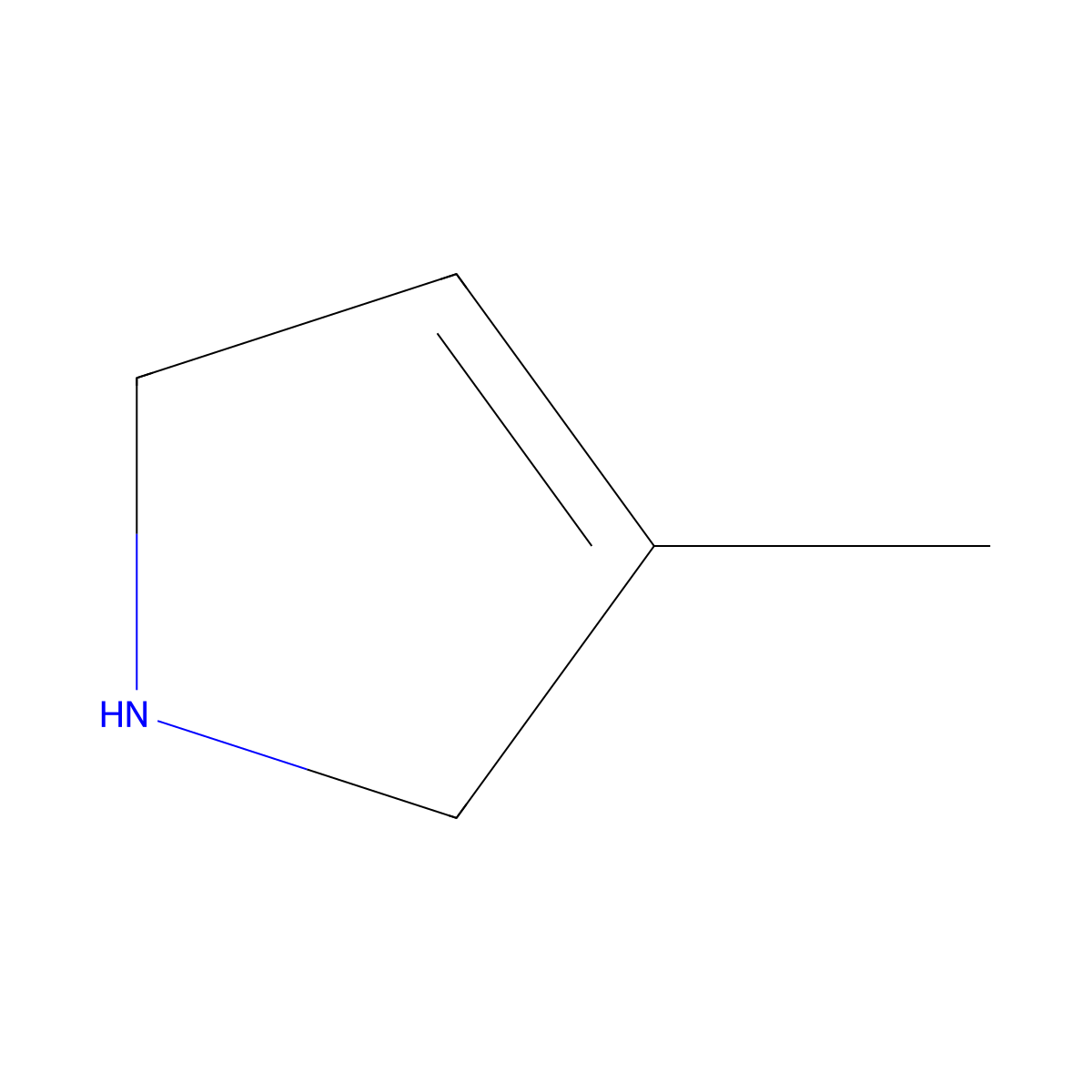 3-Methyl-2,5-dihydro-1H-pyrrole molecular structure, CAS 23230-80-0