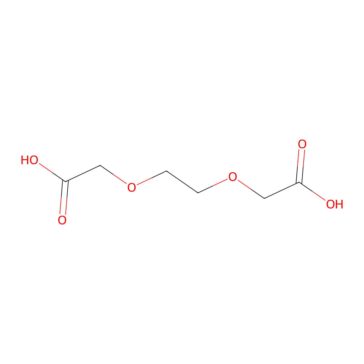 3,6-Dioxaoctandioic acid molecular structure, CAS 23243-68-7