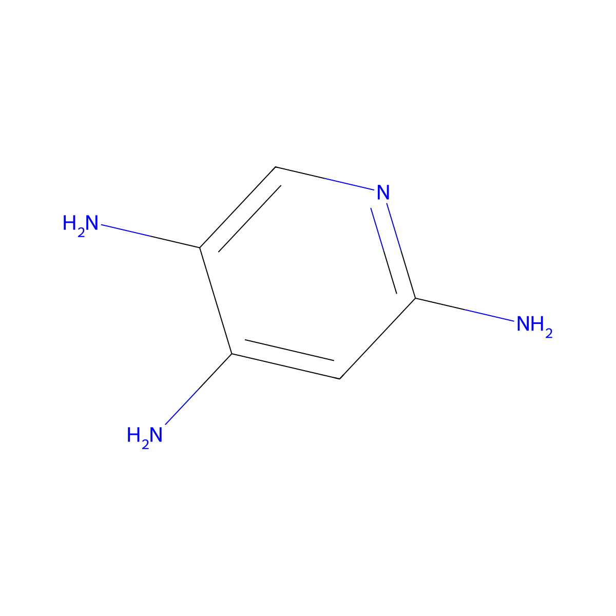 Pyridine-2,4,5-triamine molecular structure, CAS 23244-87-3