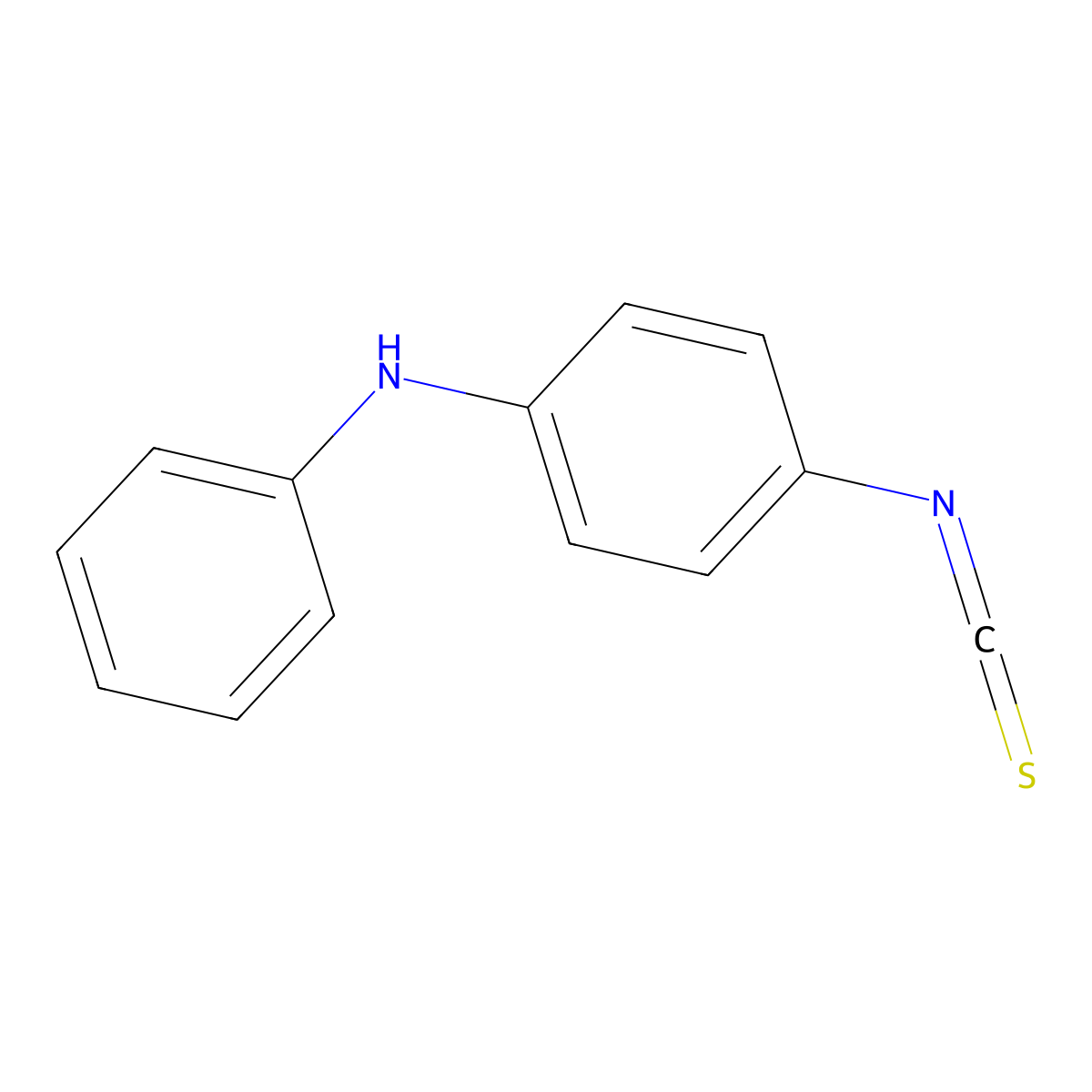 4-Isothiocyanodiphenyl amine molecular structure, CAS 23246-36-8