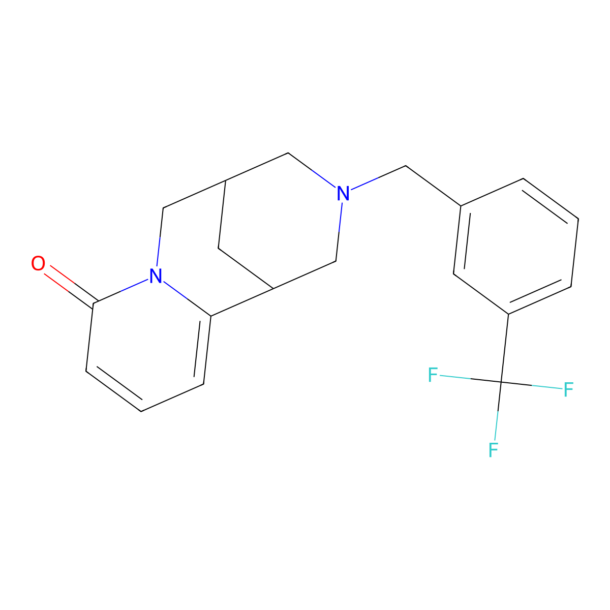 11-{[3-(Trifluoromethyl)phenyl]methyl}-7,11-diazatricyclo[7.3.1.0^{2,7}]trideca-2,4-dien-6-one molecular structure, CAS 2324658-81-1