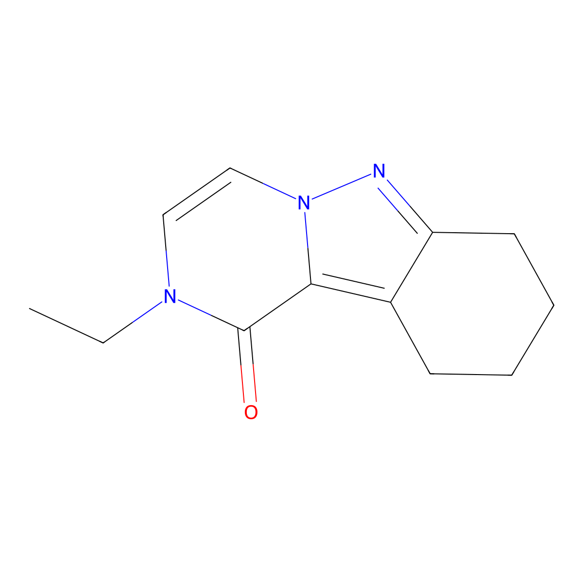 2-ethyl-1H,2H,7H,8H,9H,10H-pyrazino[1,2-b]indazol-1-one molecular structure, CAS 2324951-70-2