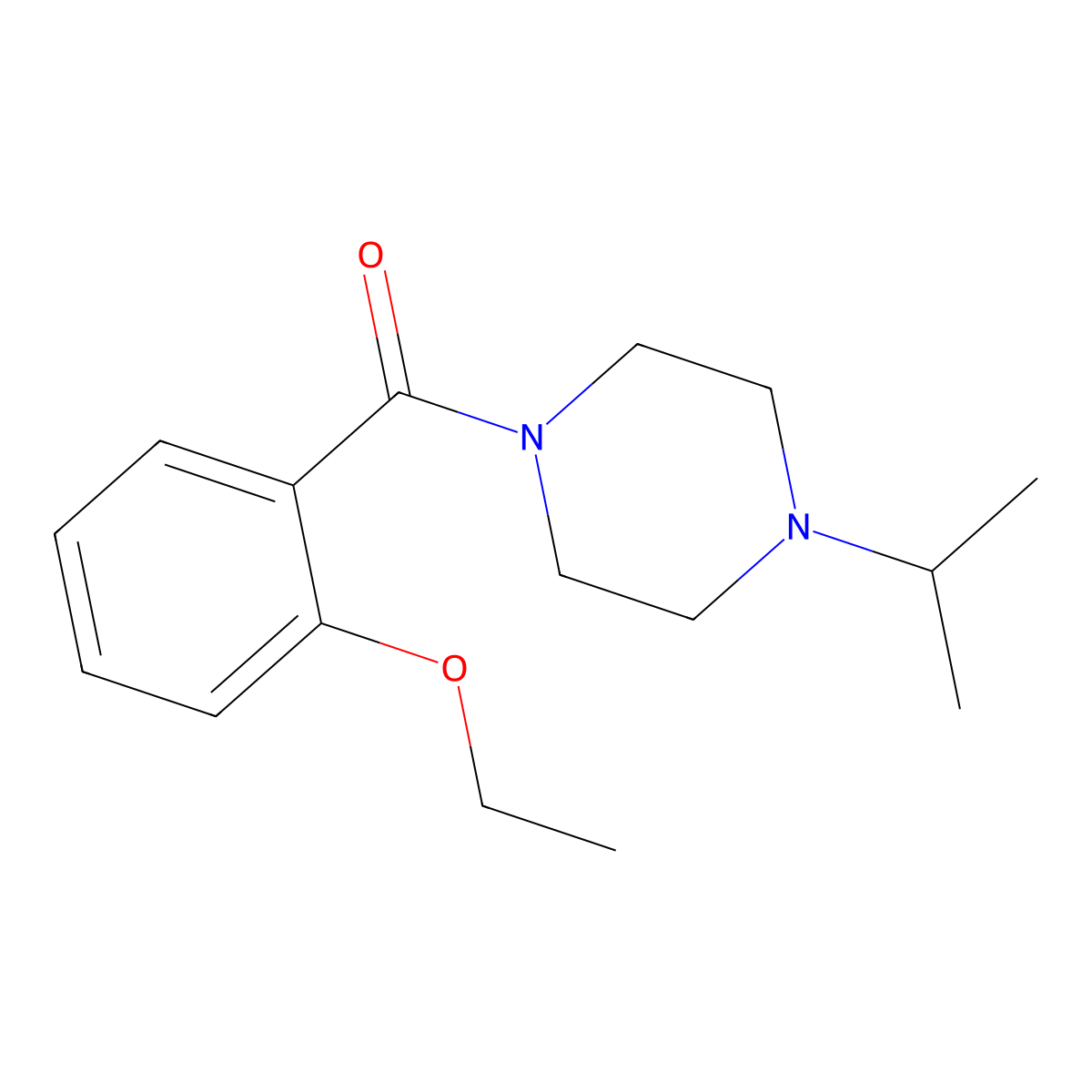 (2-Ethoxyphenyl)[4-(1-methylethyl)-1-piperazinyl]methanone molecular structure, CAS 2325156-97-4