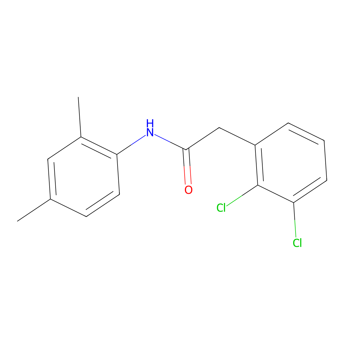 2,3-Dichloro-N-(2,4-dimethylphenyl)benzeneacetamide molecular structure, CAS 2325265-58-3