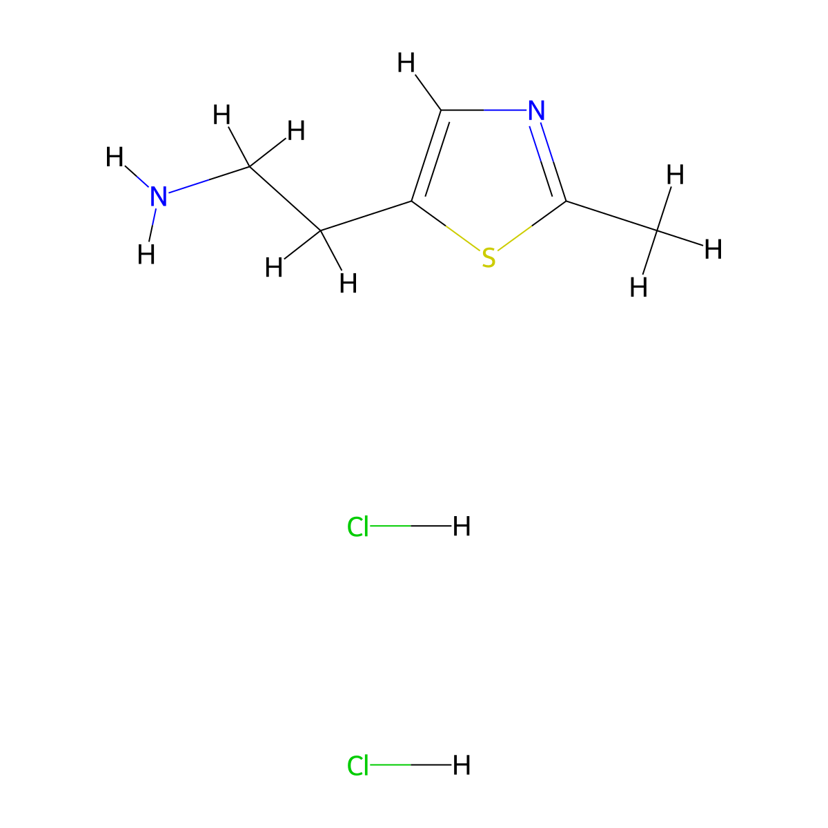 2-(2-Methyl-1,3-thiazol-5-yl)ethan-1-amine dihydrochloride molecular structure, CAS 2325359-92-8