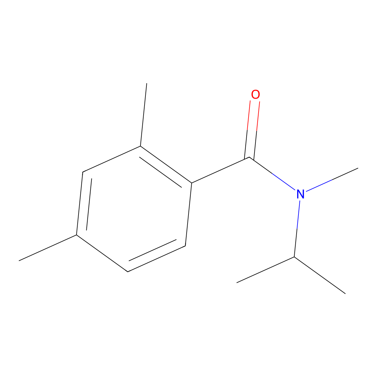 N,2,4-Trimethyl-N-(1-methylethyl)benzamide molecular structure, CAS 2325370-14-5