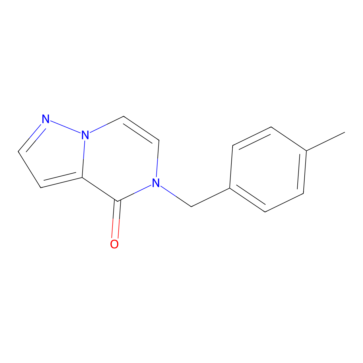 5-[(4-methylphenyl)methyl]-4H,5H-pyrazolo[1,5-a]pyrazin-4-one molecular structure, CAS 2325802-96-6