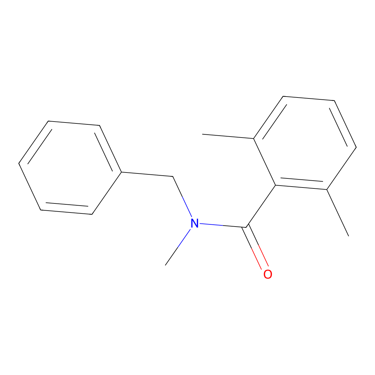N,2,6-Trimethyl-N-(phenylmethyl)benzamide molecular structure, CAS 2325948-02-3