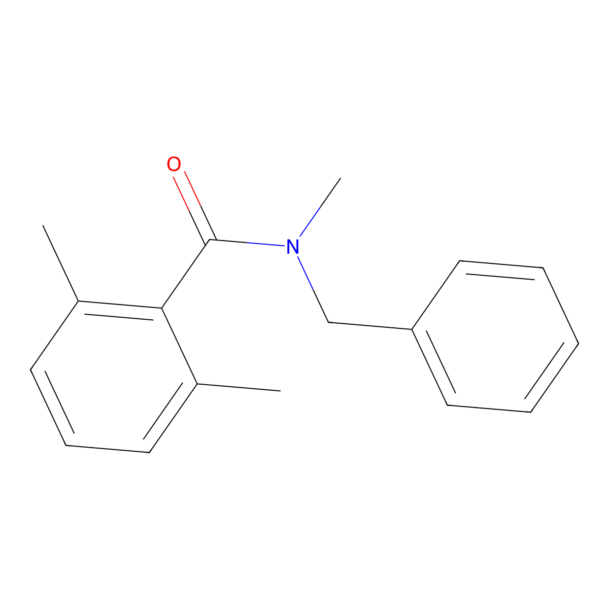 N,2,6-Trimethyl-N-(phenylmethyl)benzamide molecular structure, CAS 2325948-02-3