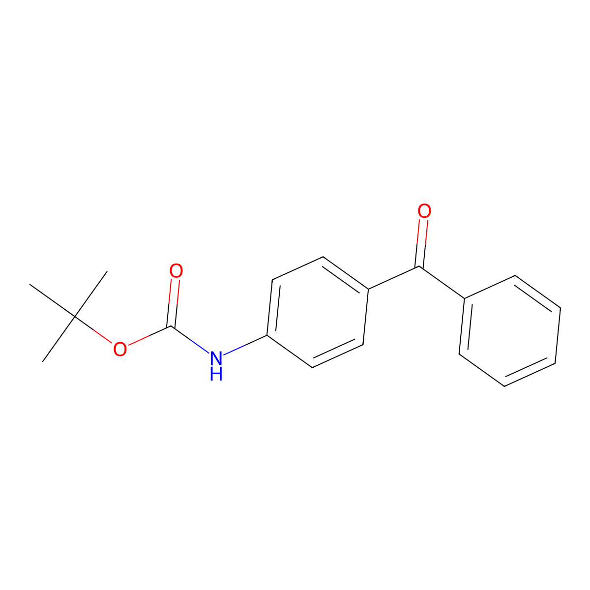 tert-Butyl (4-benzoylphenyl)carbamate molecular structure, CAS 232597-43-2