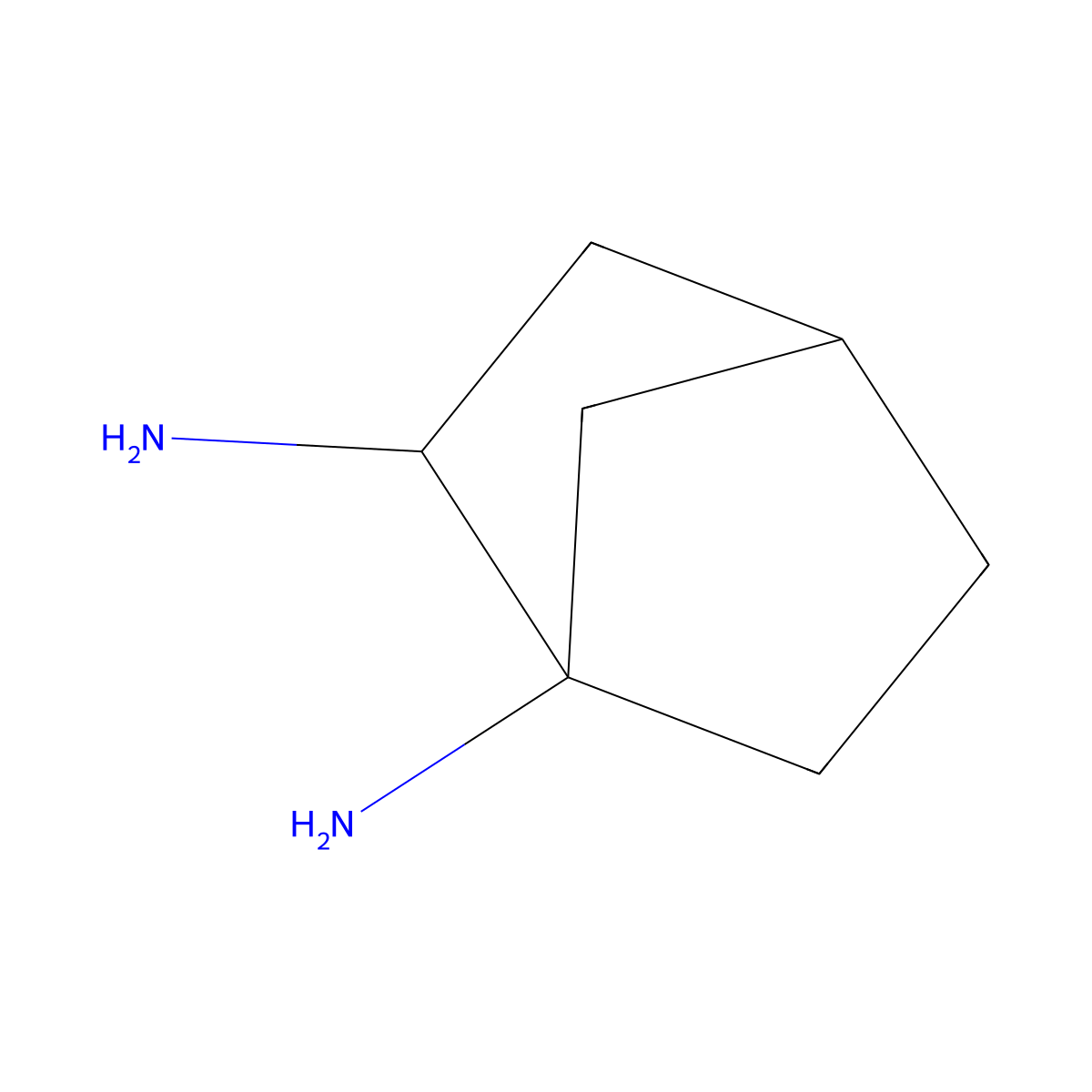 Bicyclo[2.2.1]heptane-1,2-diamine molecular structure, CAS 232600-99-6