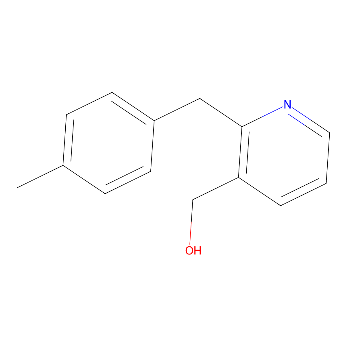 {2-[(4-Methylphenyl)methyl]pyridin-3-yl}methanol molecular structure, CAS 232602-19-6