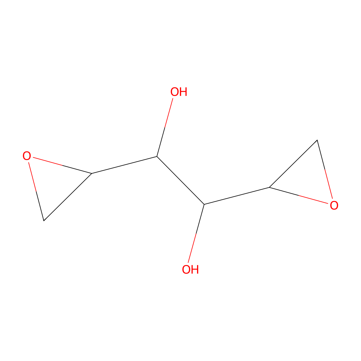 Dianhydrogalactitol molecular structure, CAS 23261-20-3