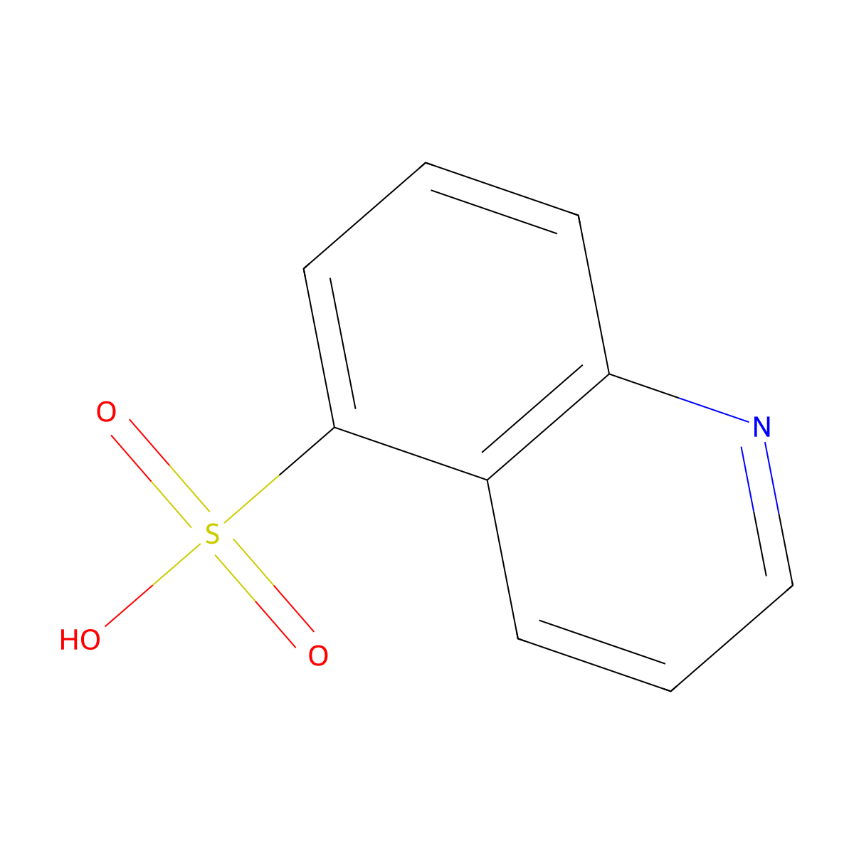 5-Quinolinesulfonic acid molecular structure, CAS 23261-58-7