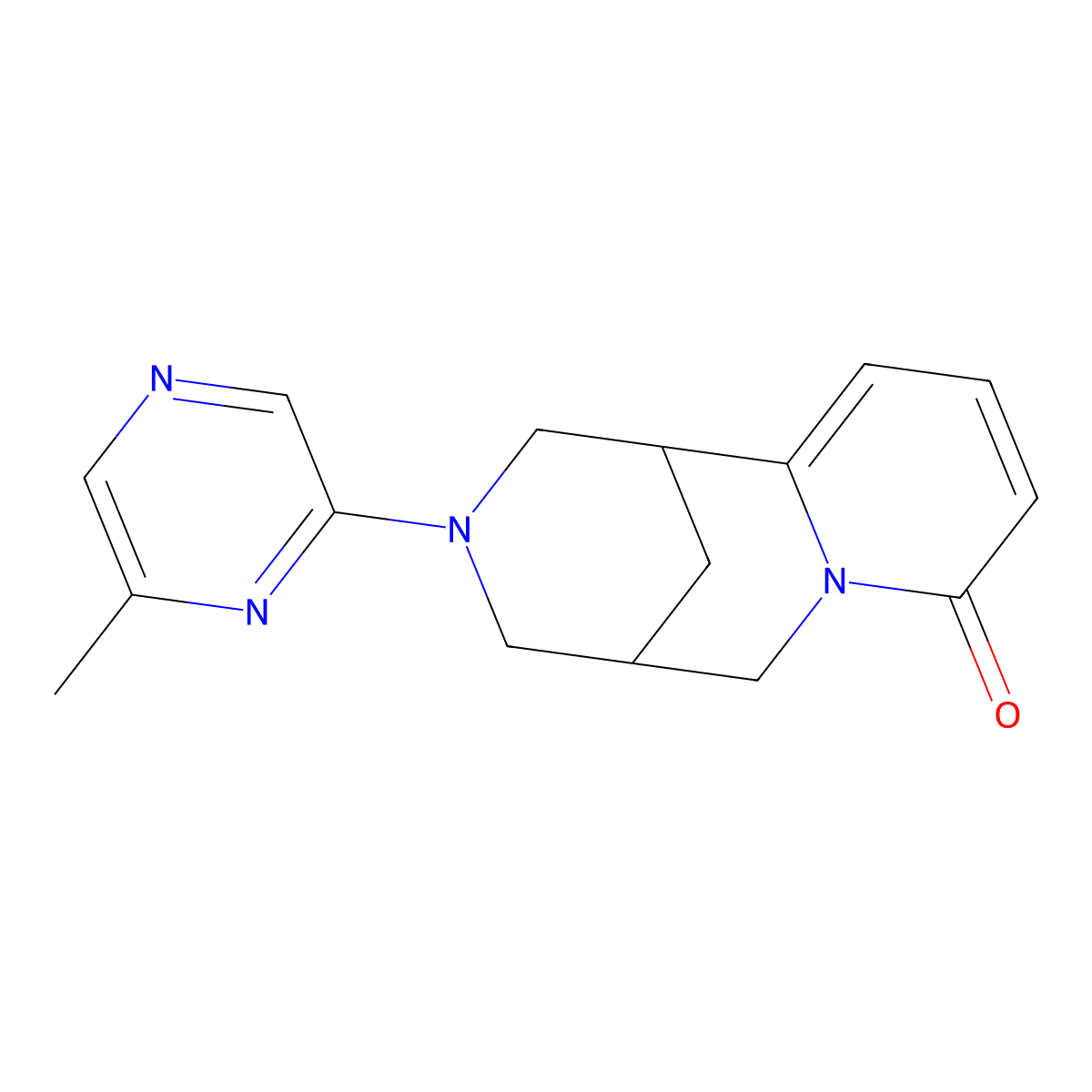 11-(6-Methylpyrazin-2-yl)-7,11-diazatricyclo[7.3.1.0^{2,7}]trideca-2,4-dien-6-one molecular structure, CAS 2326124-16-5