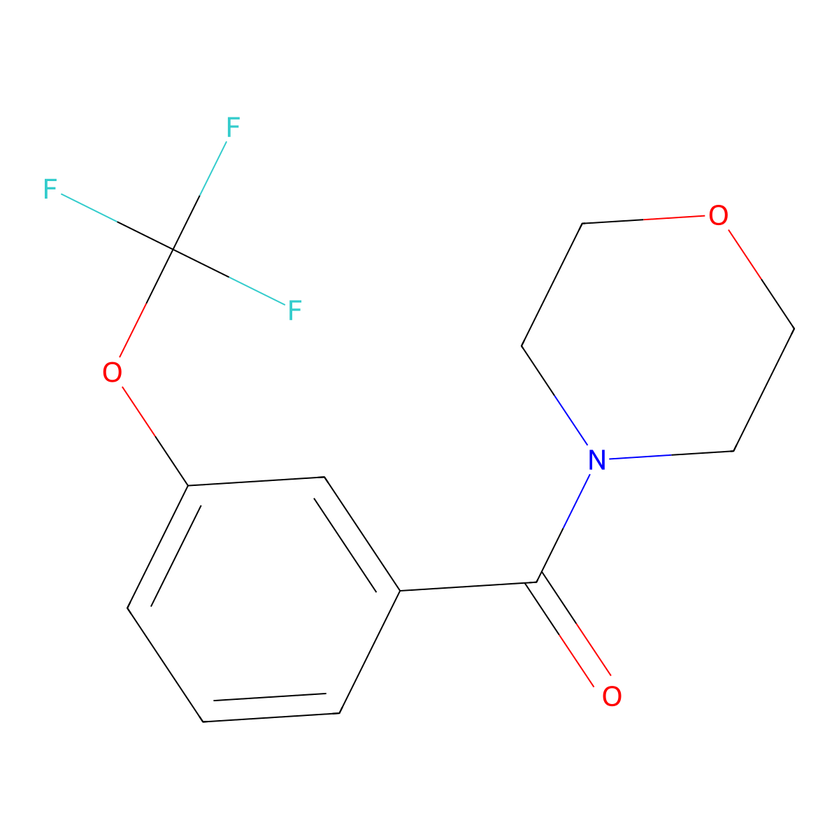 4-[3-(Trifluoromethoxy)benzoyl]morpholine molecular structure, CAS 2326134-09-0