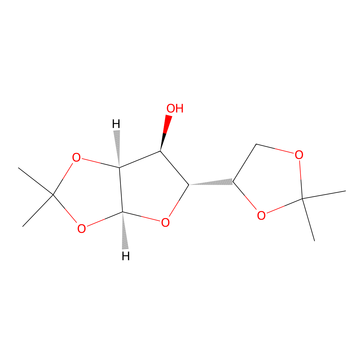 Talofuranose, 1,2:5,6-di-O-isopropylidene-, beta-D- molecular structure, CAS 23262-79-5