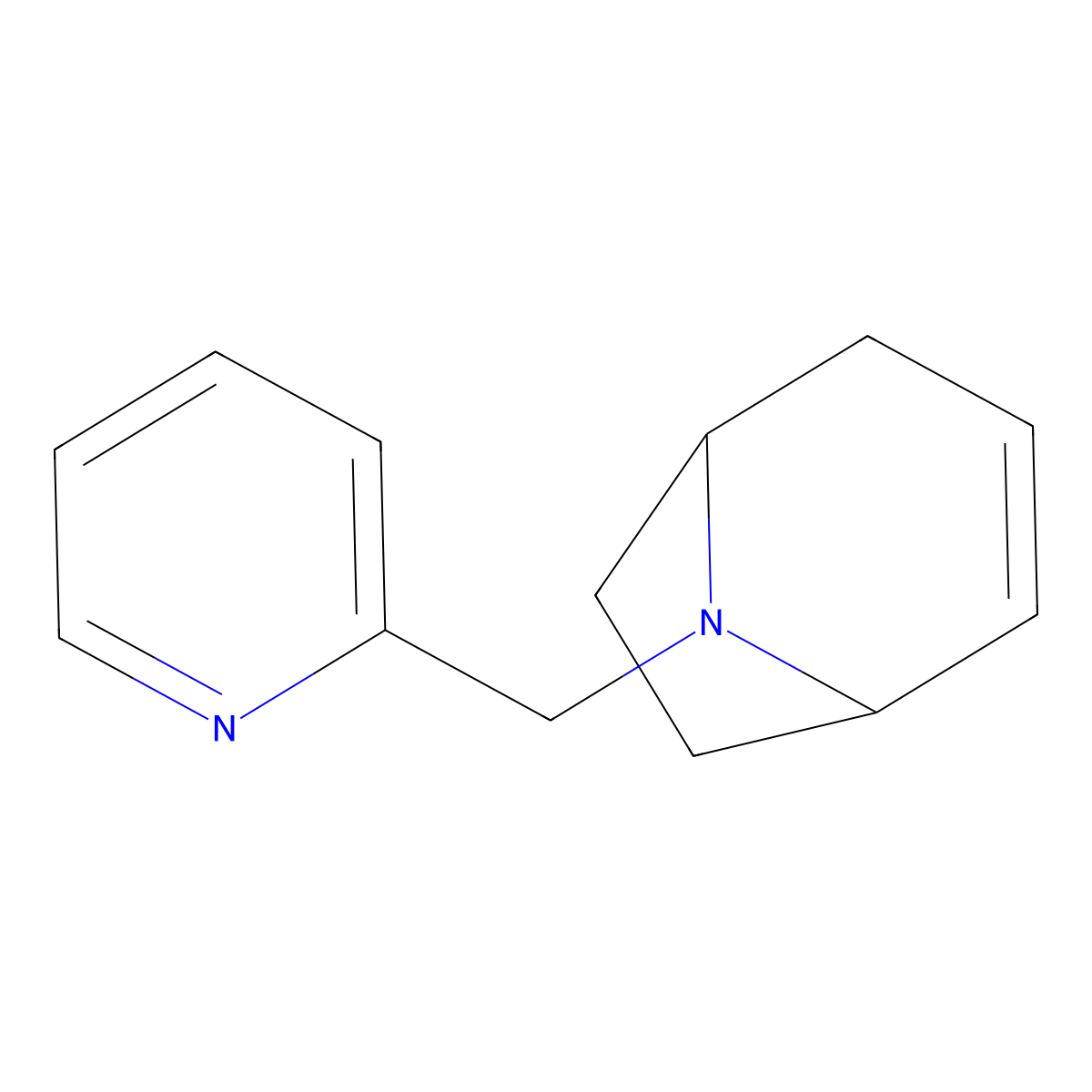 (1R,5S)-8-(pyridin-2-ylmethyl)-8-azabicyclo[3.2.1]oct-2-ene molecular structure, CAS 2326231-56-3