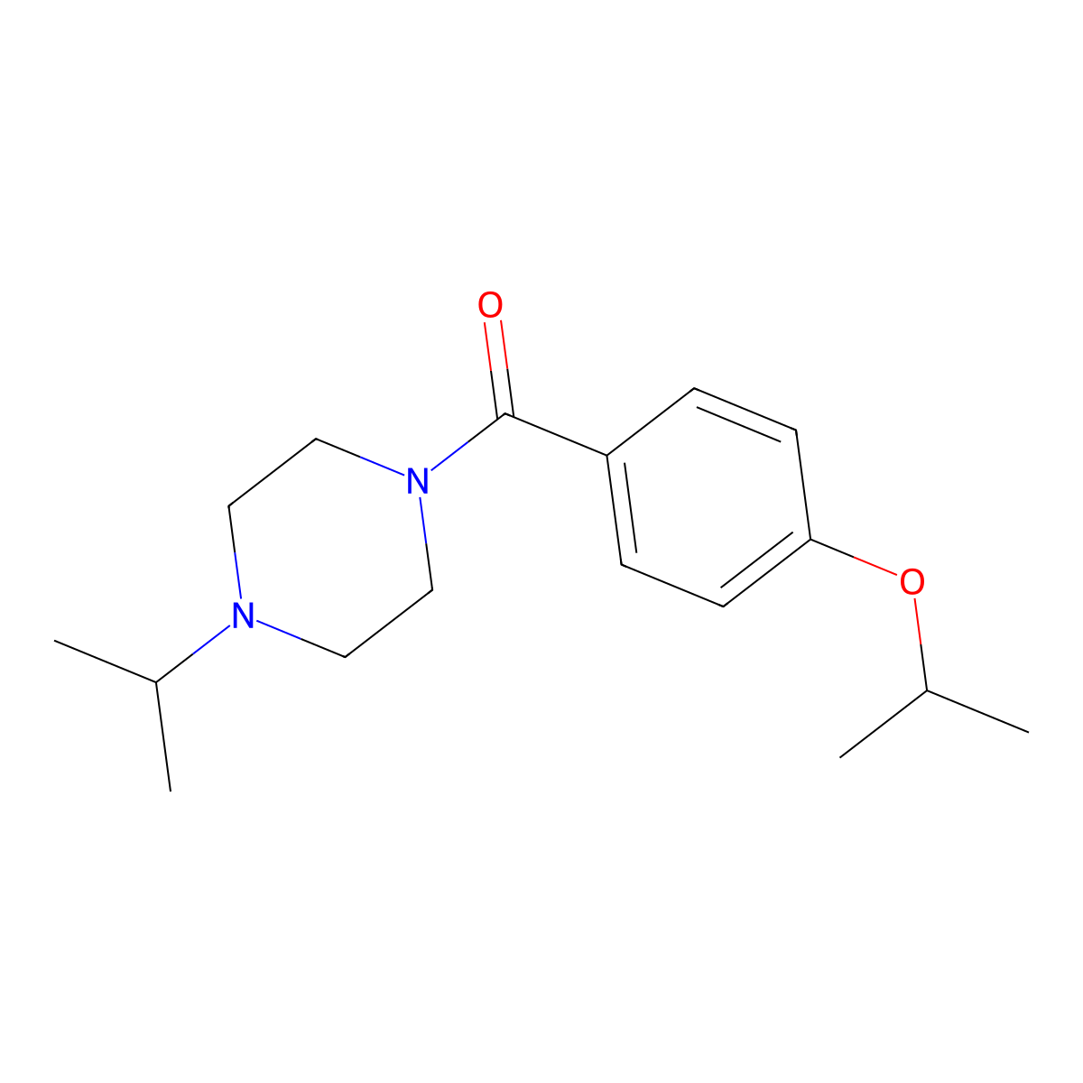 [4-(1-Methylethoxy)phenyl][4-(1-methylethyl)-1-piperazinyl]methanone molecular structure, CAS 2326239-77-2