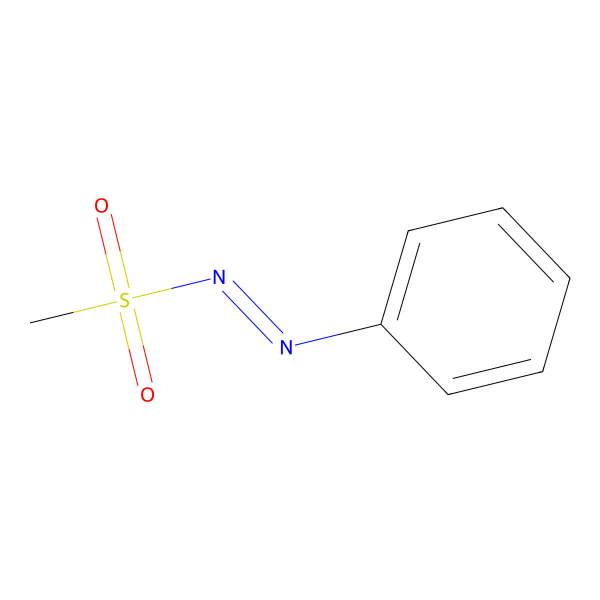 1-(Methylsulfonyl)-2-phenyldiazene molecular structure, CAS 23265-32-9