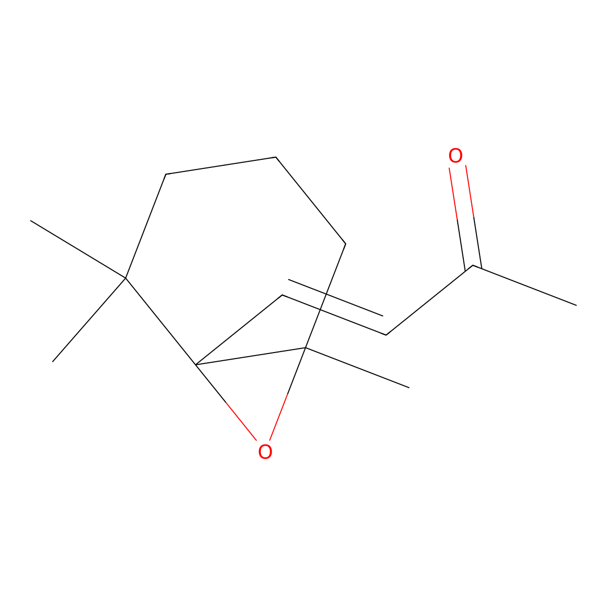 beta-Ionone epoxide molecular structure, CAS 23267-57-4