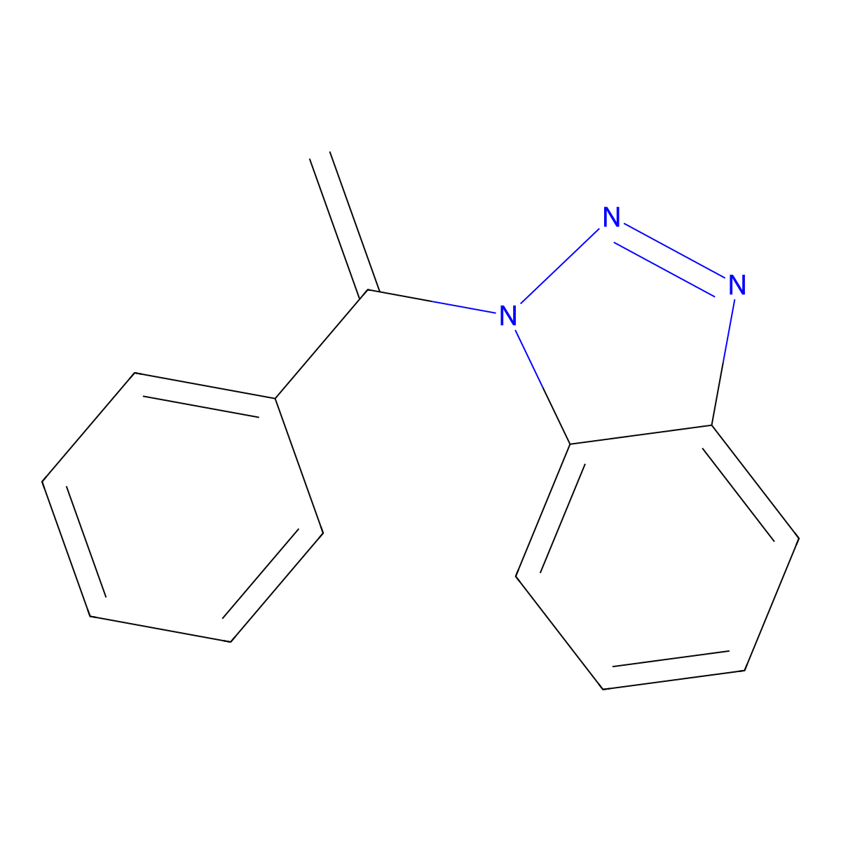 1-(1-Phenylvinyl)-1H-benzo[d][1,2,3]triazole molecular structure, CAS 23269-74-1