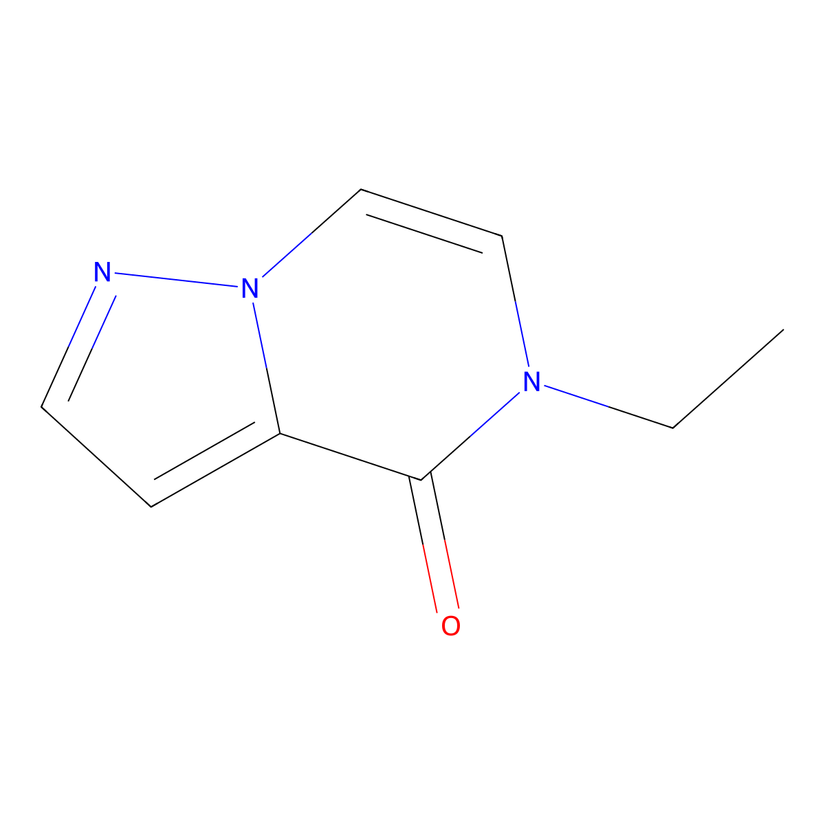 5-ethyl-4H,5H-pyrazolo[1,5-a]pyrazin-4-one molecular structure, CAS 2326938-46-7