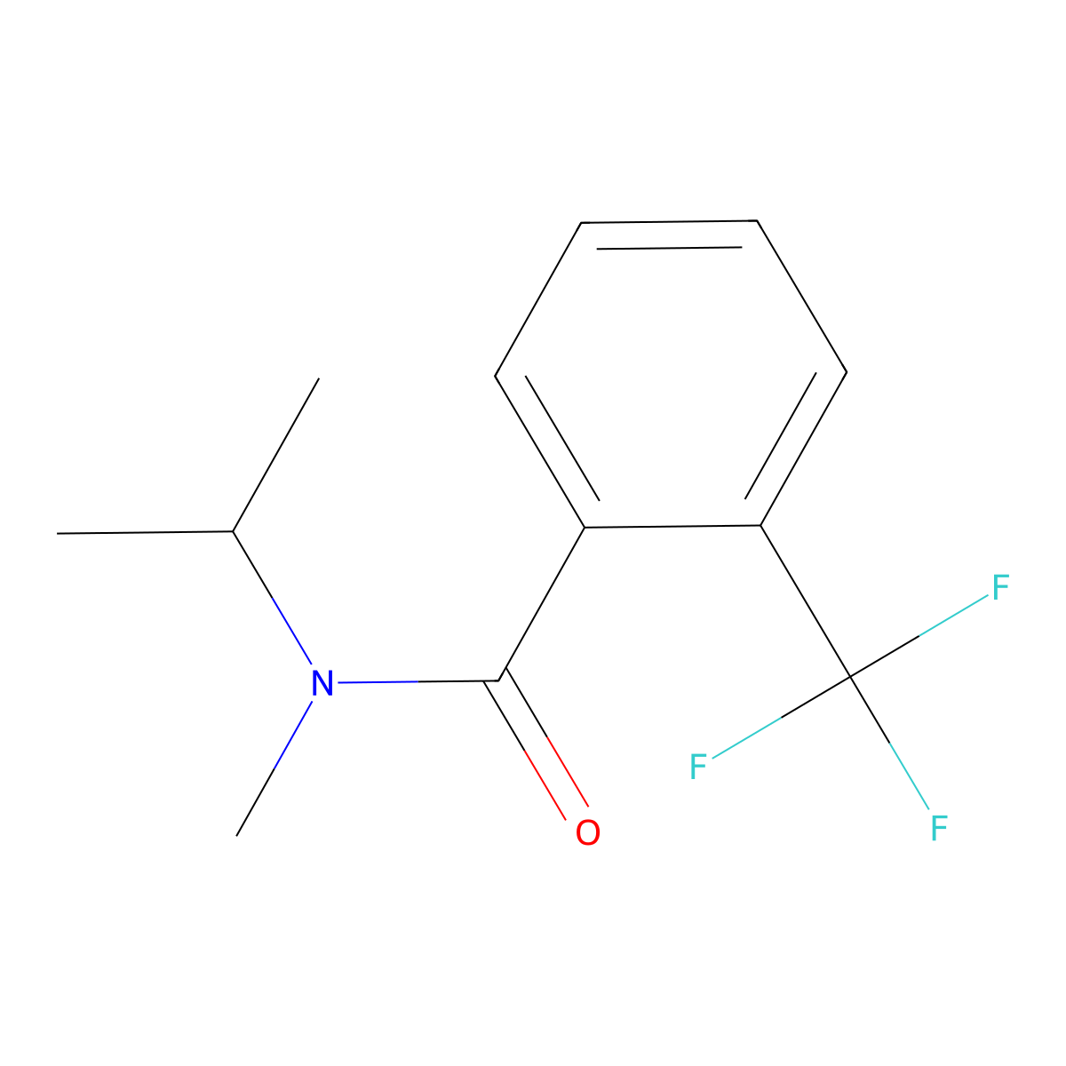 N-Methyl-N-(1-methylethyl)-2-(trifluoromethyl)benzamide molecular structure, CAS 2326997-63-9