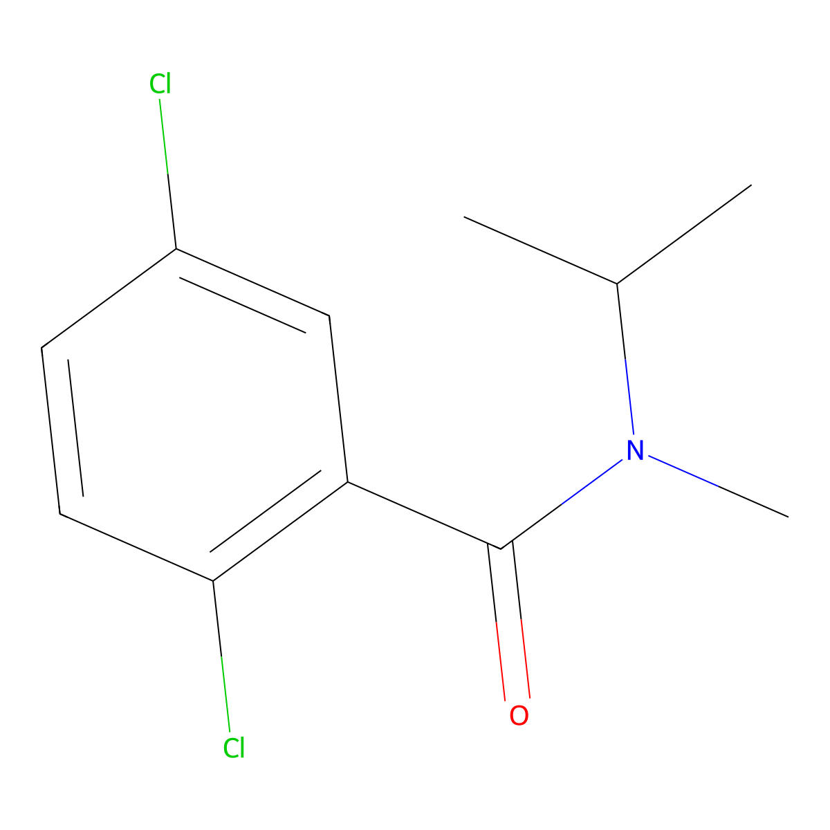 2,5-Dichloro-N-methyl-N-(1-methylethyl)benzamide molecular structure, CAS 2326997-78-6
