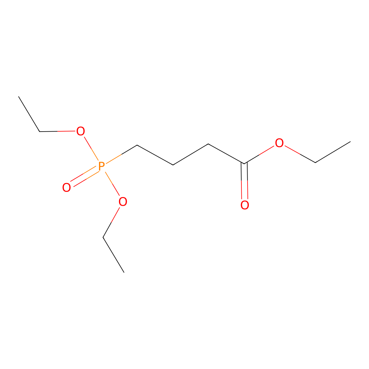Triethyl 4-phosphonobutyrate molecular structure, CAS 2327-69-7