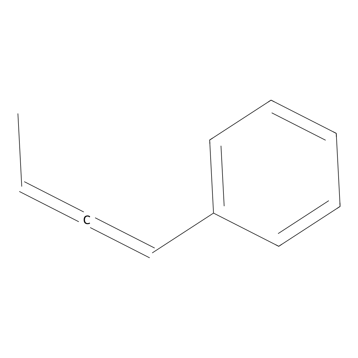 Benzene, 1,2-butadienyl- molecular structure, CAS 2327-98-2