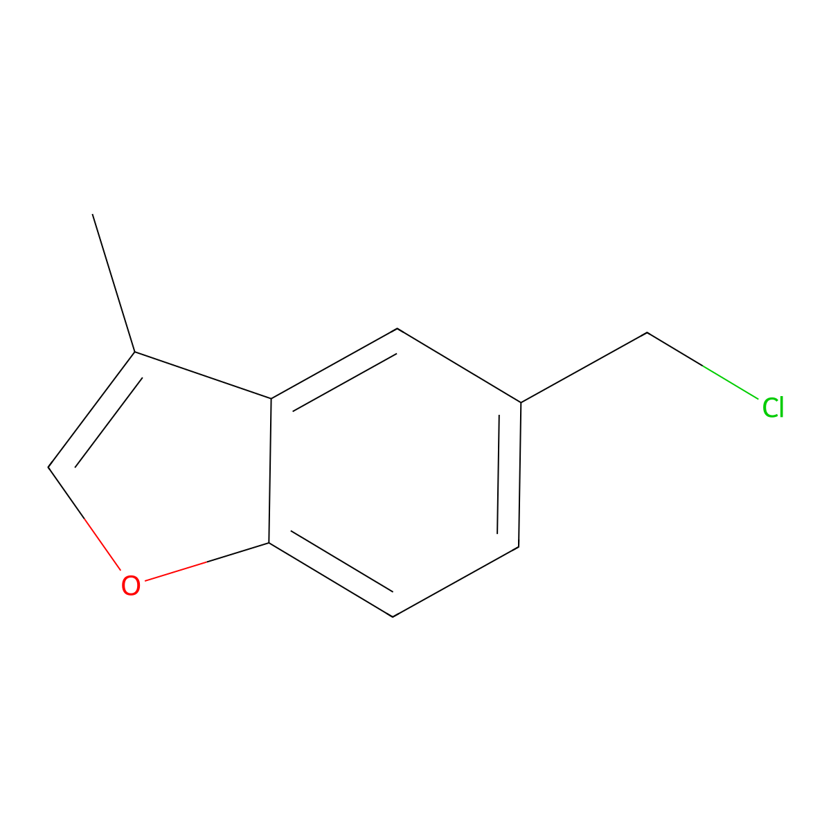 5-(Chloromethyl)-3-methyl-1-benzofuran molecular structure, CAS 2327046-03-5