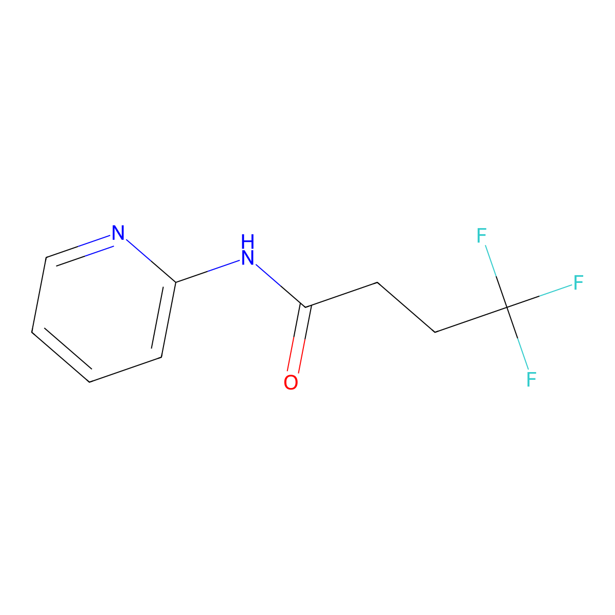 4,4,4-trifluoro-N-(pyridin-2-yl)butanamide molecular structure, CAS 2327065-30-3