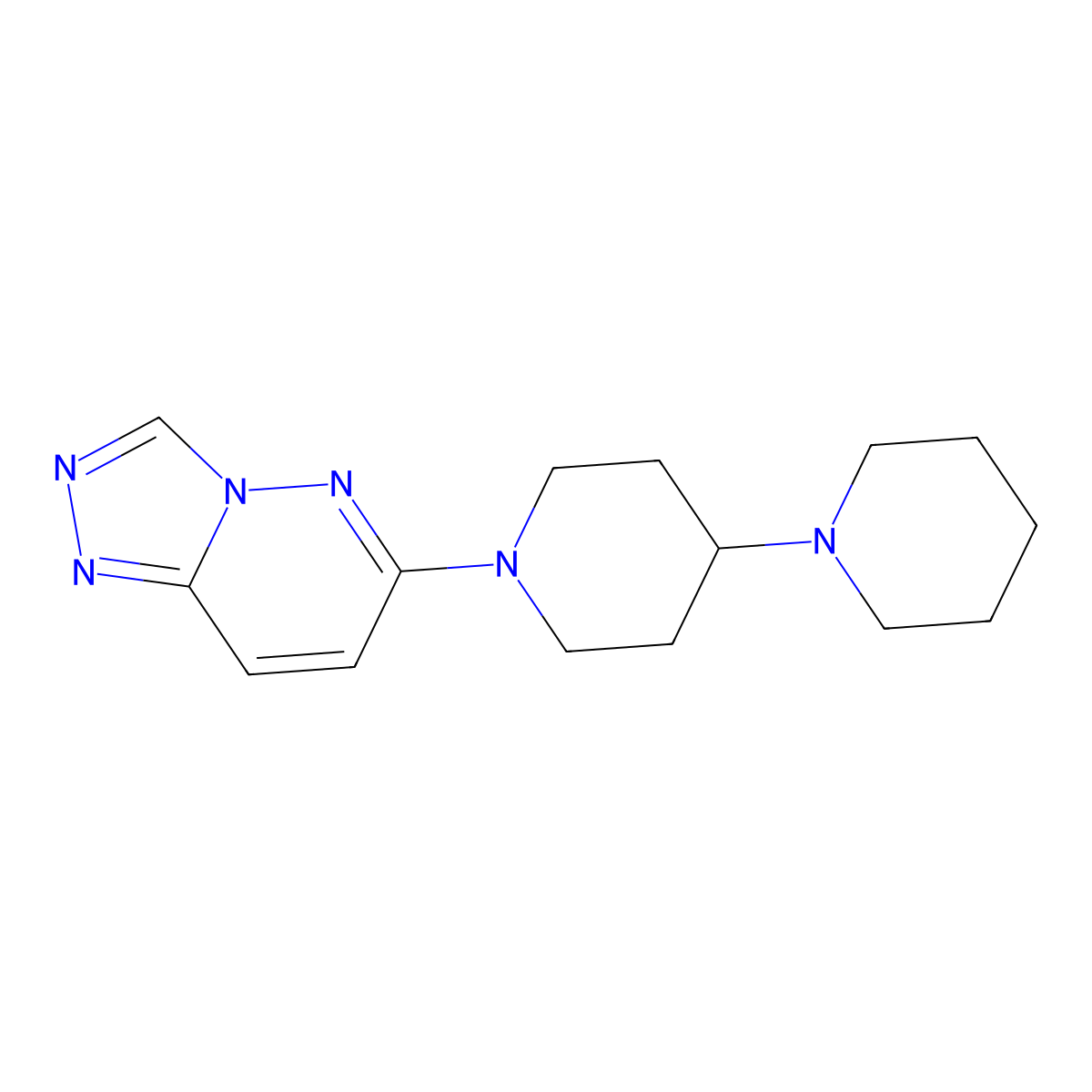 1'-{[1,2,4]Triazolo[4,3-b]pyridazin-6-yl}-1,4'-bipiperidine molecular structure, CAS 2327069-55-4