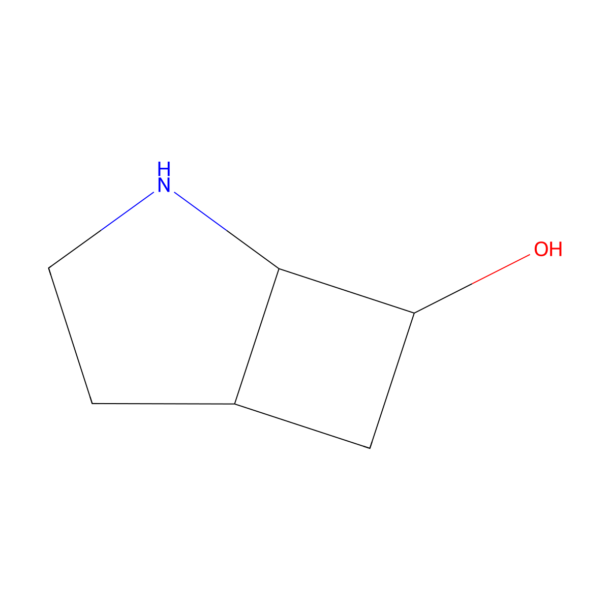2-Azabicyclo[3.2.0]heptan-7-ol molecular structure, CAS 2327185-18-0